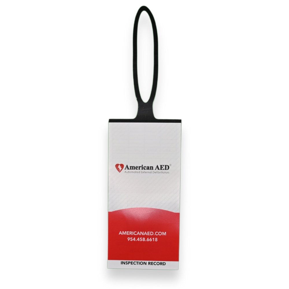 AED Package - Maintenance Tag