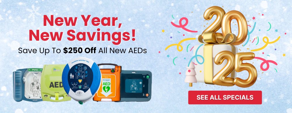 Buy an AED Device - New Year AED Sale