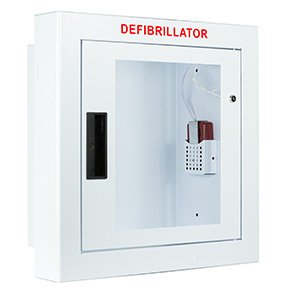 Semi-Recessed Wall AED Defibrillator Cabinet