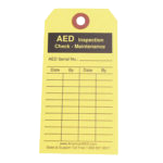 AED Inspection / Maintennance Tag