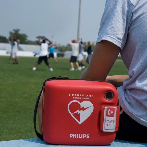 Philips HeartStart FRx - AED On Sports Field