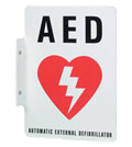 Double Sided AED Sign