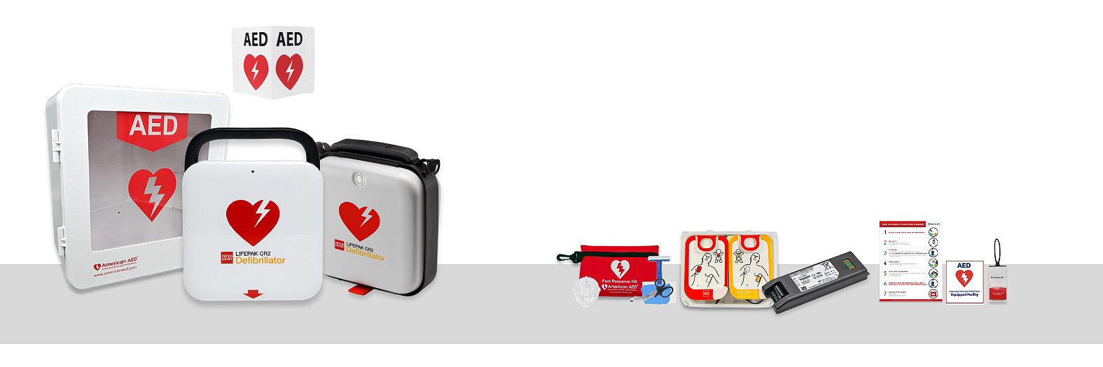 American AED Defibrillator Package For Schools and Campuses