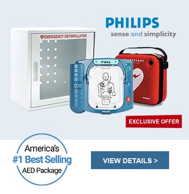 Complete AED Package - Philips HeartStart OnSite - M5066A-WC280