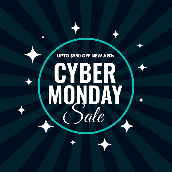 Cyber Monday AED Specials - Buy Now & Save