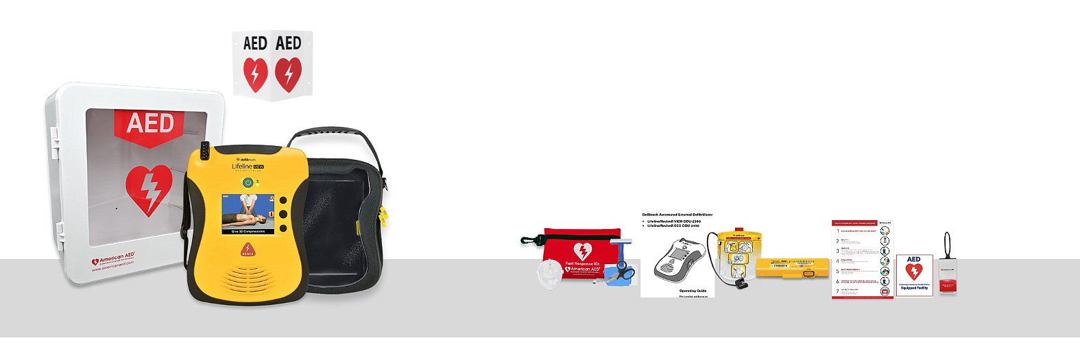 Defibtech Lifeline View - Complete AED Package