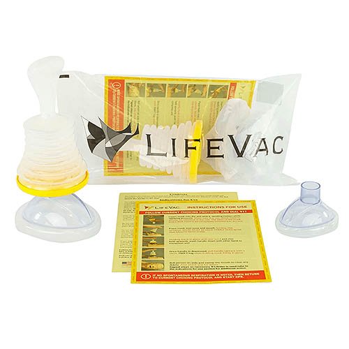 LifeVac Adult and Child Choking First Aid Device – EMS Kit
