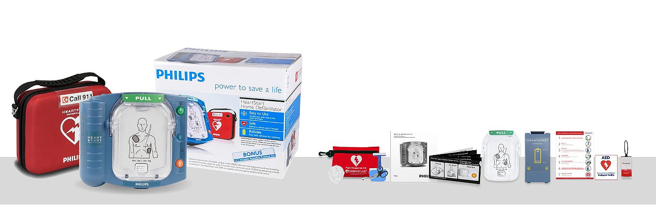 Philips HeartStart OnSite Home AED Machine - HS1