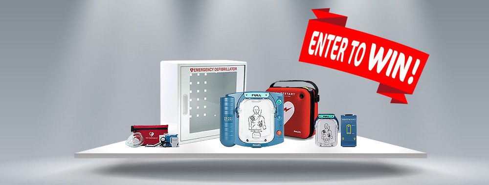 Win a Complete AED Defibrillator Package Contest